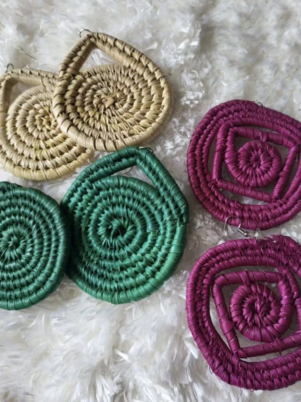 Raffia Earrings